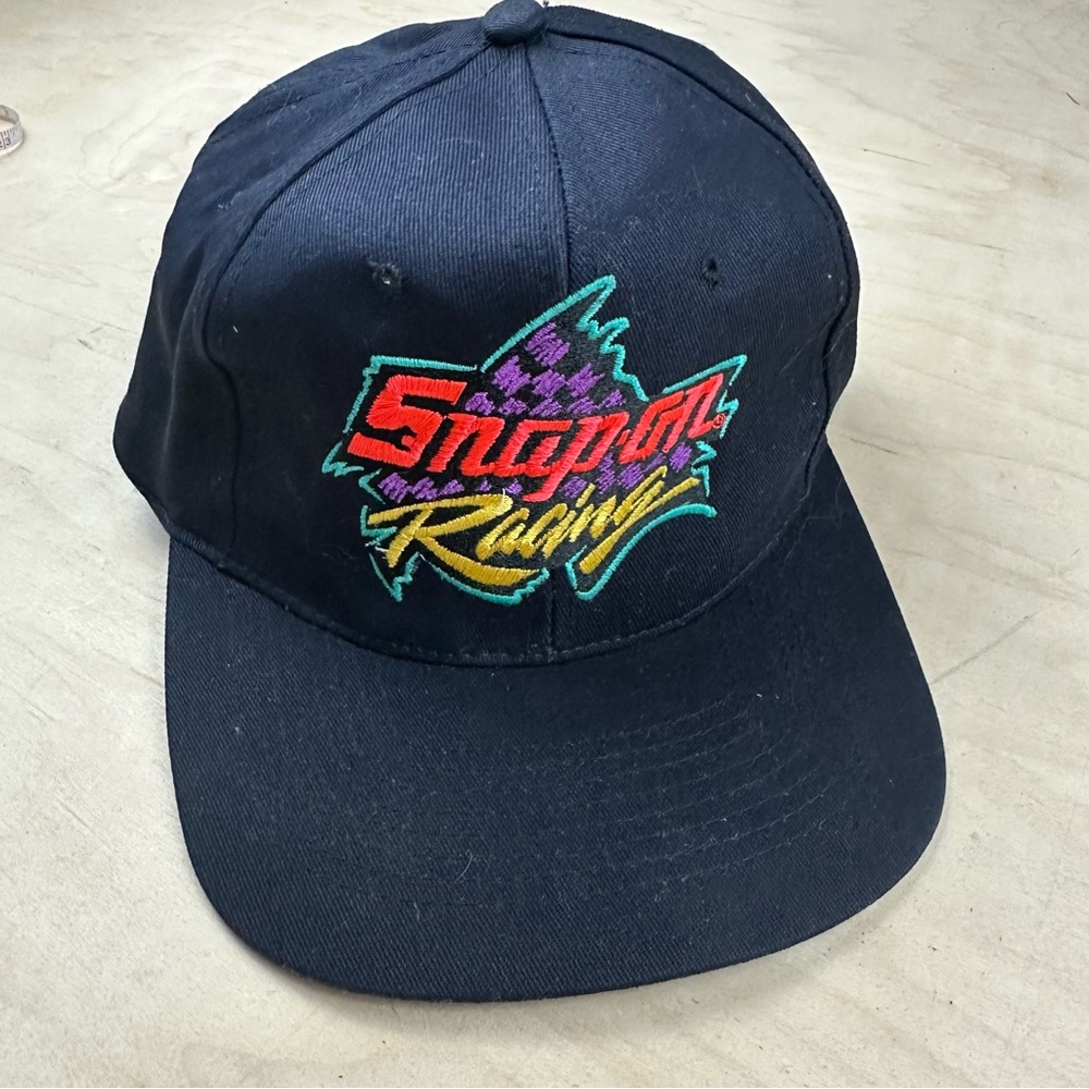 Vintage Snap-on Racing Black Cap
